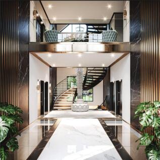 Cgi Staircase Hall