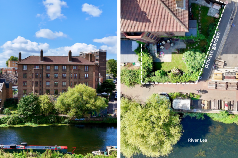 Two Bedroom Flat with Garden and River Views For 