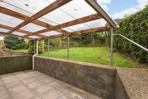 Back patio and canopy