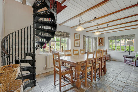 dining and stairc...