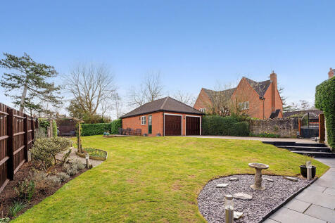 rear garden and g...