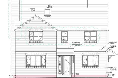 Plot 1 front elev...