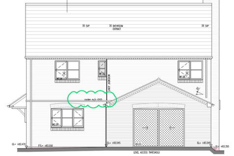 Plot 1 rear eleva...