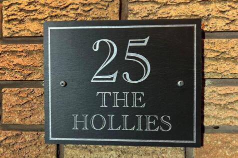Property address plaque