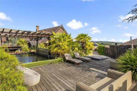 Decking and Pond