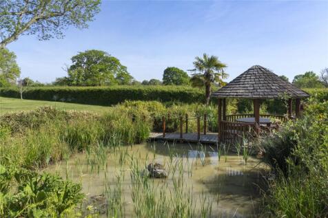 Tiki Hut &amp; Pond