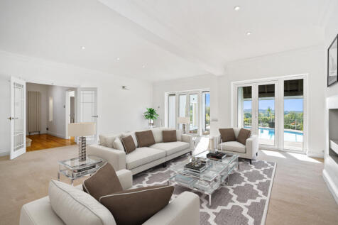 Staged sitting room
