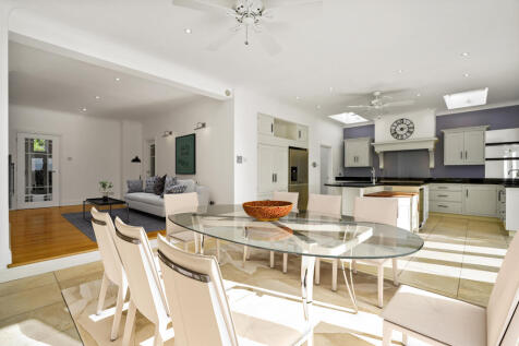 Staged kitchen diner