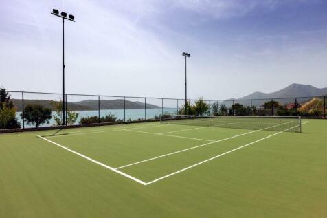 Tennis court of the complex