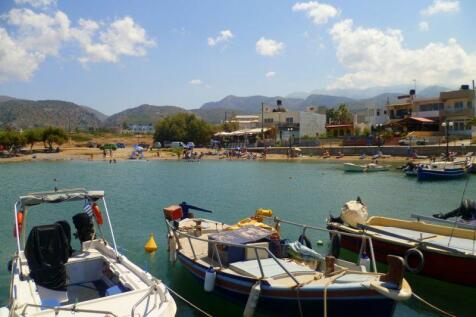 The coastal village of Milatos Beach