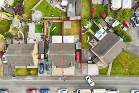Aerial view of the property