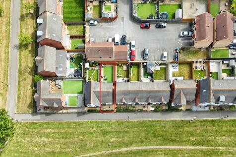 Aerial view of the property