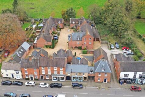 Aerial photograph of the site, Millburn in the top right hand corner
