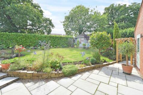 West facing garden to the rear