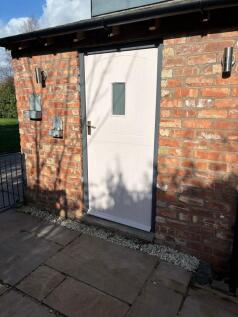 Back door to kitchen