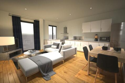Kitchen and livin...