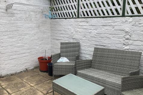 Rear courtyard