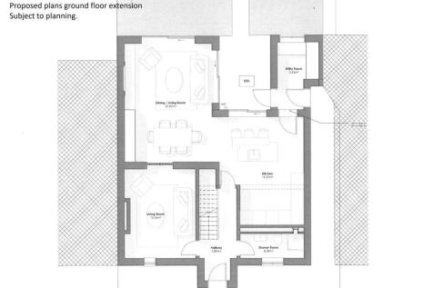 5 Love Lane PP Proposed Ground Floor Plan v2 Cropp
