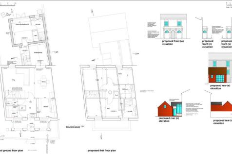 Proposed Floor Plans and Elevations for 13 Militar