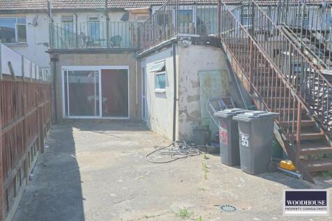 VIEW FROM YARD, FACING THE STUDIO FLAT