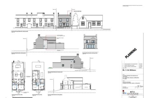 Elevations and plans