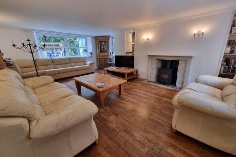 Sitting room with log burner
