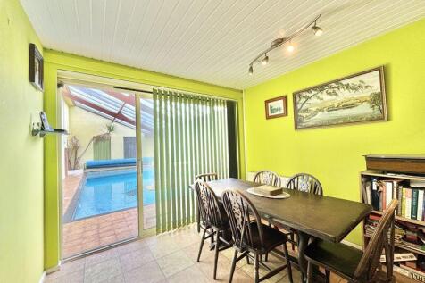 Dining Space With Pool View