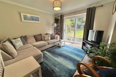 Living room with doors to garden