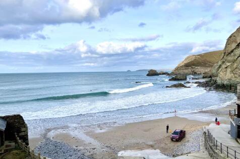 Nearby Trevaunance Cove
