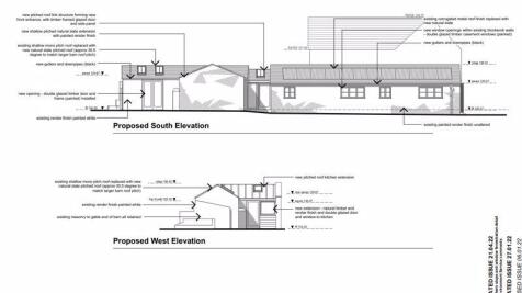 Proposed elevations