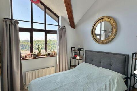 Bedroom with river views
