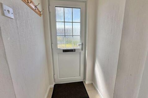 Hall with tiled floor