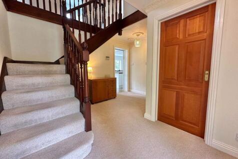 Reception hall with turning staircase