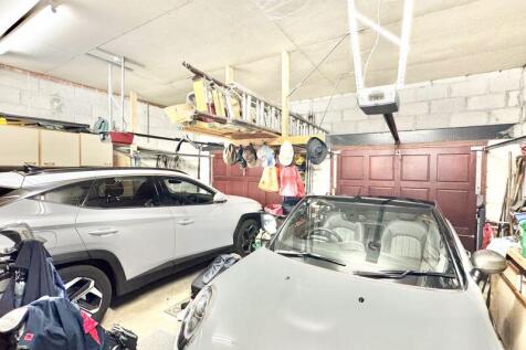 Large double garage