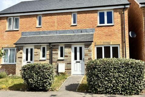 Front - RH 3 bed semi with garage