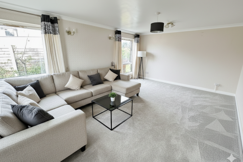 virtually staged idea of how the room could look 