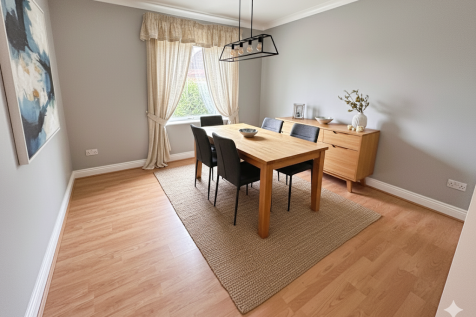 virtually staged idea of how the room could look