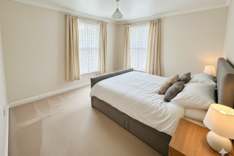 virtually staged idea of how the room could look 