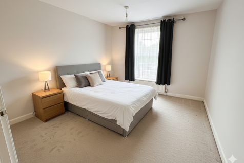 virtually staged idea of how the room could look