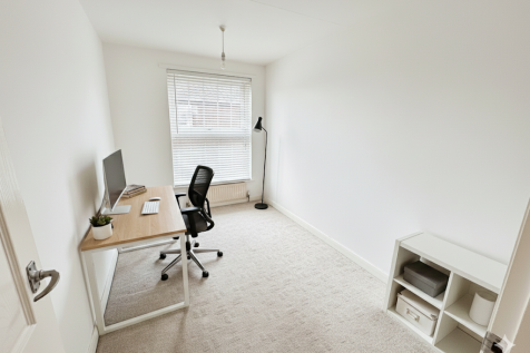virtually staged idea of how the room could look 