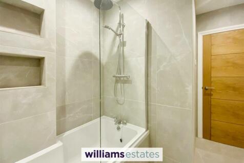 shower over the bath