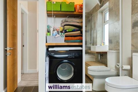 built in utility cupboard