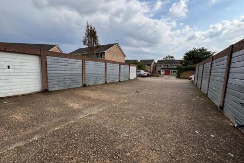 garage and parking area