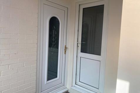 Porch leading to front door