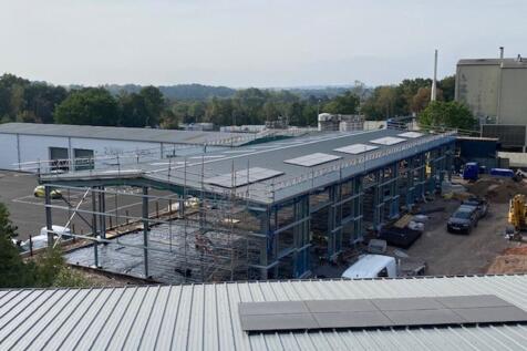 Unit 1 Frame and roof installed
