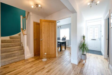 Entrance Hallway - towards stairs and dining room.