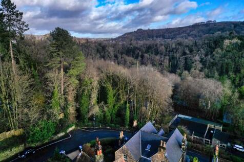 Drone - street parking and view towards Matlock.jp