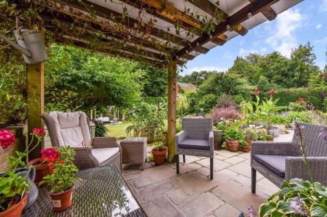 Seating area in rear garden