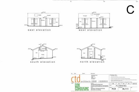 - Building C (Garage-workshop) Elevations as exist