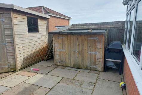 Rear garden - storag
